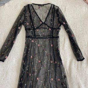 Dance&Marvel sheer dress size Small